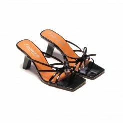 L'INTERVALLE Colada Black Leather