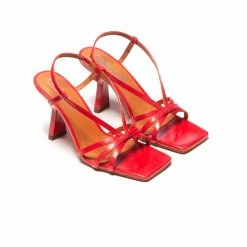 L'INTERVALLE WOMEN Martini Red Leather