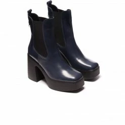 L'INTERVALLE WOMEN Trento Navy Leather