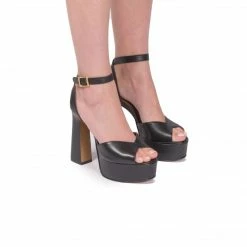 L'INTERVALLE Lainey Black Leather WOMEN