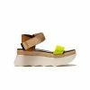L'INTERVALLE WOMEN Heart Yellow Multi Leather