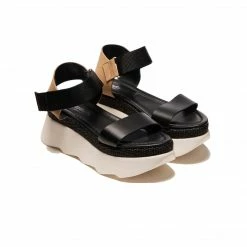 L'INTERVALLE WOMEN Heart Black Multi Leather