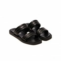 L'INTERVALLE WOMEN Menfi Black Leather