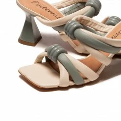 L'INTERVALLE WOMEN Lagoon Grey Multi Leather