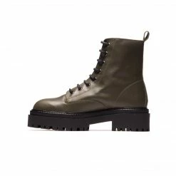 L'INTERVALLE WOMEN Bellevue Khaki Leather