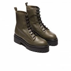 L'INTERVALLE WOMEN Bellevue Khaki Leather