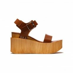 L'INTERVALLE Fleur Tan Leather WOMEN