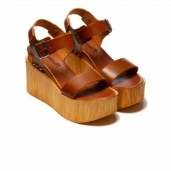 L'INTERVALLE Fleur Tan Leather WOMEN