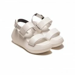 L'INTERVALLE WOMEN Flutter White Leather