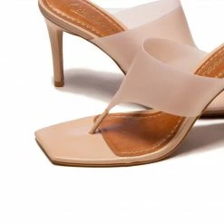 L'INTERVALLE WOMEN Buzios Nude Leather/Vinyl
