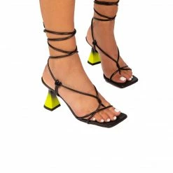 L'INTERVALLE Maui Black Leather WOMEN