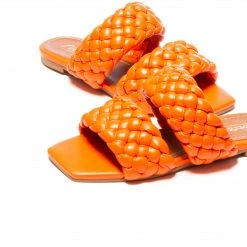 L'INTERVALLE Lounge Orange Leather WOMEN
