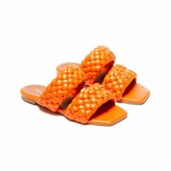 L'INTERVALLE Lounge Orange Leather WOMEN