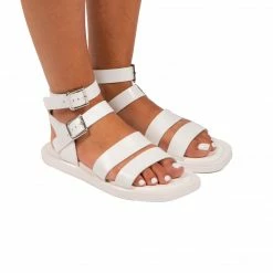 L'INTERVALLE Giardini White Leather WOMEN