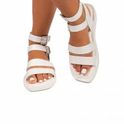 L'INTERVALLE Giardini White Leather WOMEN