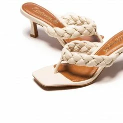 L'INTERVALLE Saxony Off White Leather WOMEN
