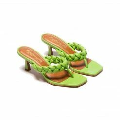 L'INTERVALLE Saxony Green Leather WOMEN