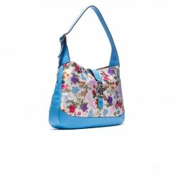 L'INTERVALLE WOMEN Hedy Light Blue Flower Leather