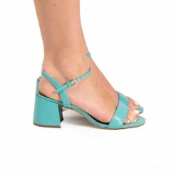 L'INTERVALLE WOMEN Anise Turquoise Leather