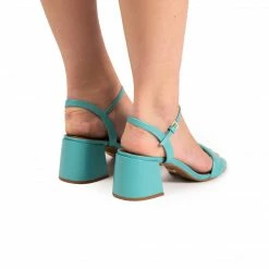 L'INTERVALLE WOMEN Anise Turquoise Leather