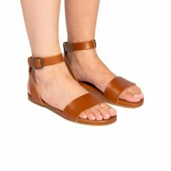 L'INTERVALLE Imani Dark Tan Leather