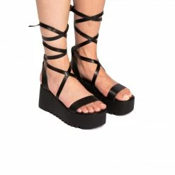 L'INTERVALLE Hachi Black Leather WOMEN