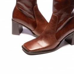 L'INTERVALLE Wismar Chestnut Leather WOMEN 8 L'INTERVALLE Wismar Chestnut Leather WOMEN