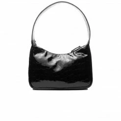 L'INTERVALLE City Black Shiny Croco