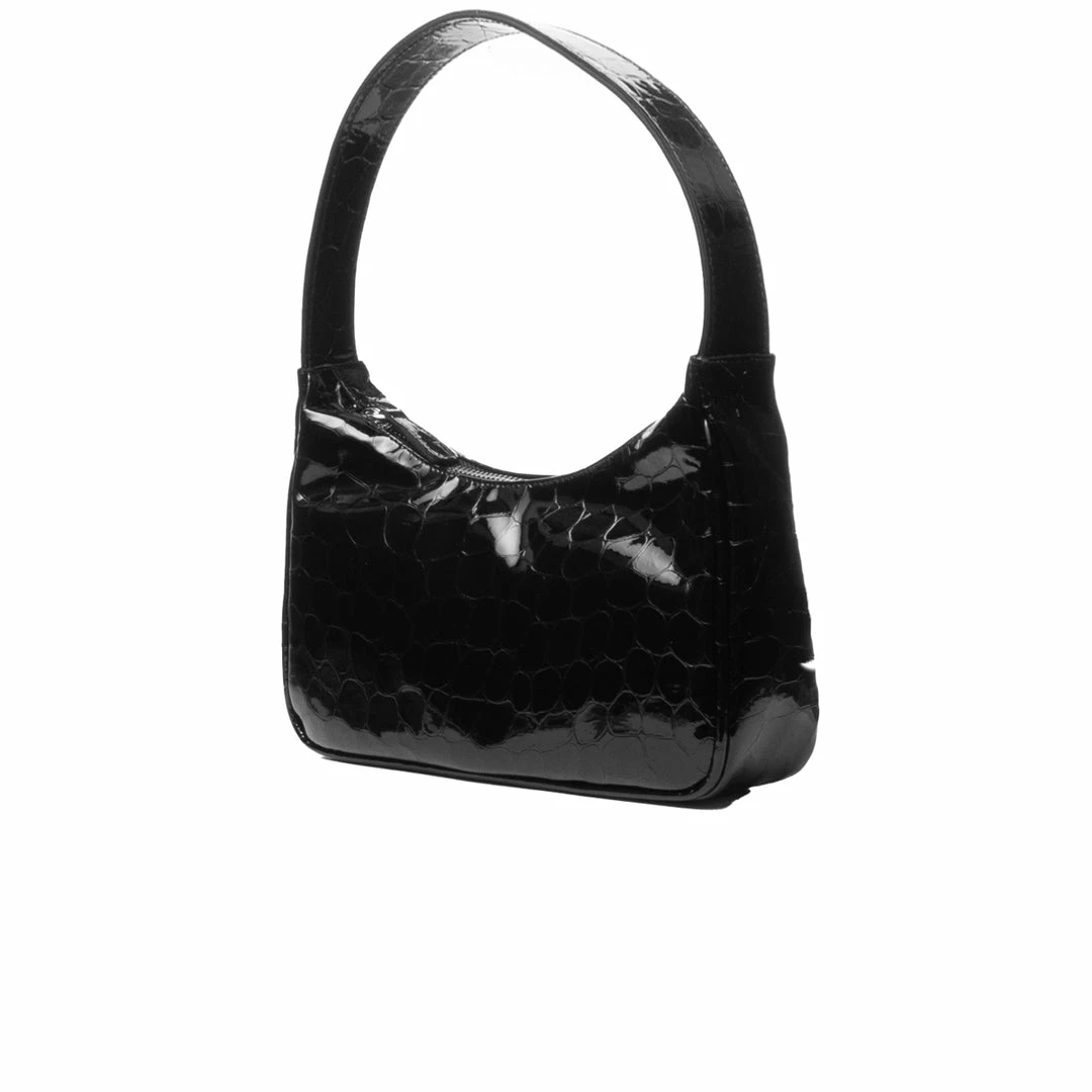 L'INTERVALLE City Black Shiny Croco 3 L'INTERVALLE City Black Shiny Croco