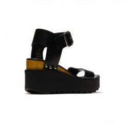 L'INTERVALLE WOMEN Ishana Black Leather