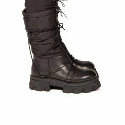 L'INTERVALLE Avalanche Black Leather