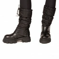 L'INTERVALLE Avalanche Black Leather