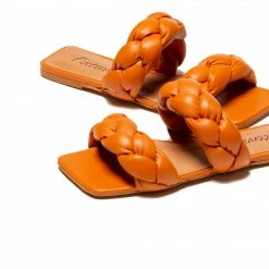 L'INTERVALLE Norine Orange Leather WOMEN