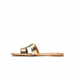 L'INTERVALLE Macarena Gold Leather WOMEN