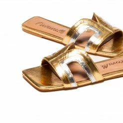 L'INTERVALLE Macarena Gold Leather WOMEN