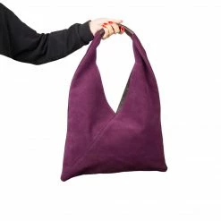 L'INTERVALLE Victoire Dark Purple Suede