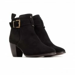 L'INTERVALLE WOMEN Etty Black Suede