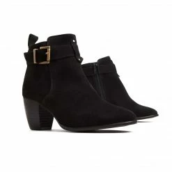 L'INTERVALLE WOMEN Etty Black Suede