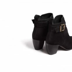 L'INTERVALLE WOMEN Etty Black Suede