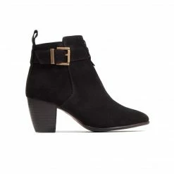 L'INTERVALLE WOMEN Etty Black Suede