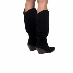 L'INTERVALLE Parton Black Suede WOMEN