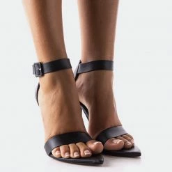 L'INTERVALLE WOMEN Fanta Black Leather