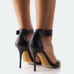 L'INTERVALLE WOMEN Fanta Black Leather