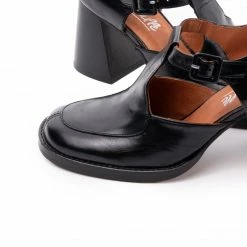 L'INTERVALLE WOMEN Carnac Black Leather