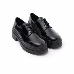 L'INTERVALLE WOMEN Chatou Black Leather