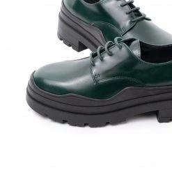 L'INTERVALLE Chatou Green Leather WOMEN