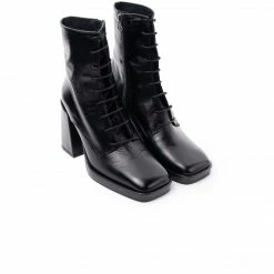 L'INTERVALLE WOMEN Amboise Black Leather