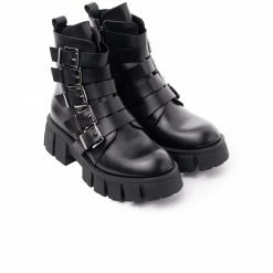 L'INTERVALLE Kuala Black Leather WOMEN