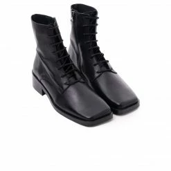 L'INTERVALLE Chertsy Black Leather WOMEN