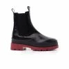 L'INTERVALLE WOMEN Creusot Black Leather / Red Sole